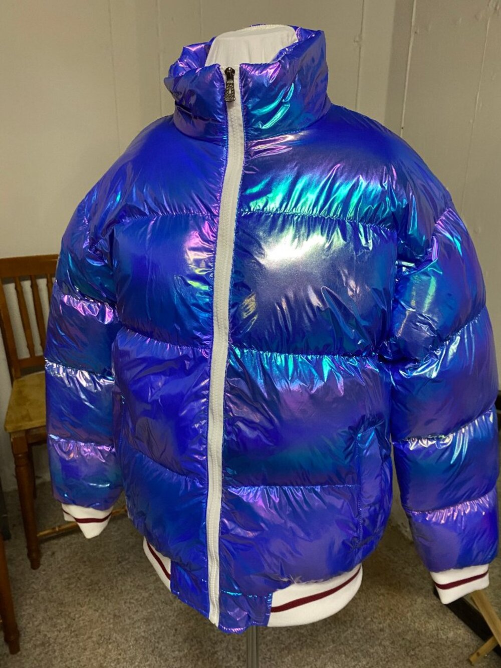 Manfinity jacket, men's size Medium, blue